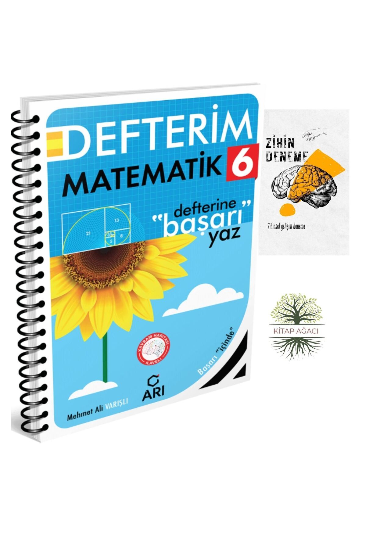 Karma Kitaplar ARI YAYINCILIK 6.SINIF MATEMATİK KONU ANLATIM DEFTERİM+ZİHİNDENEME-AGAC-694