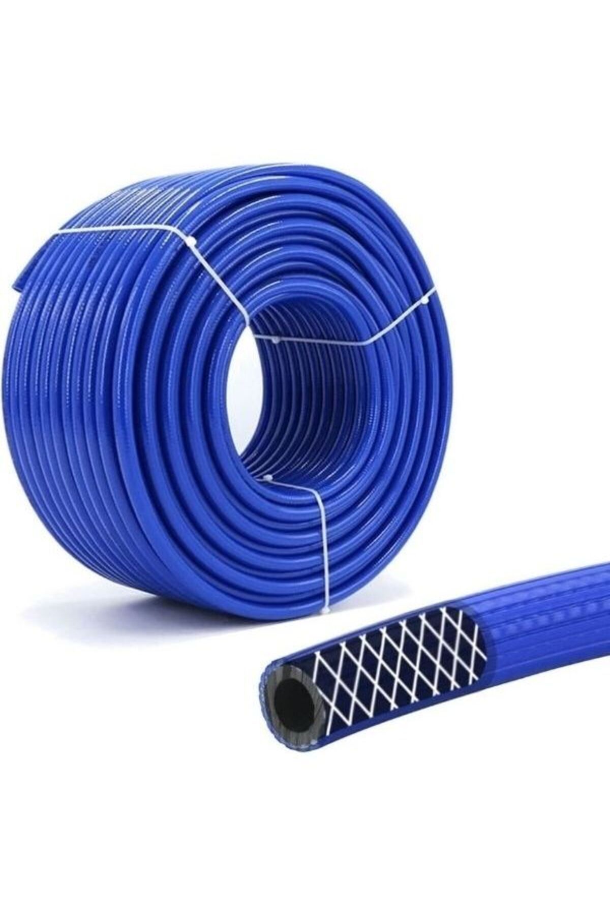 HIRDAVATADAM Çelik Thermo Kompresör Hava Hortumu (Mavi - 10 Metre - İç Çap : 8 mm)