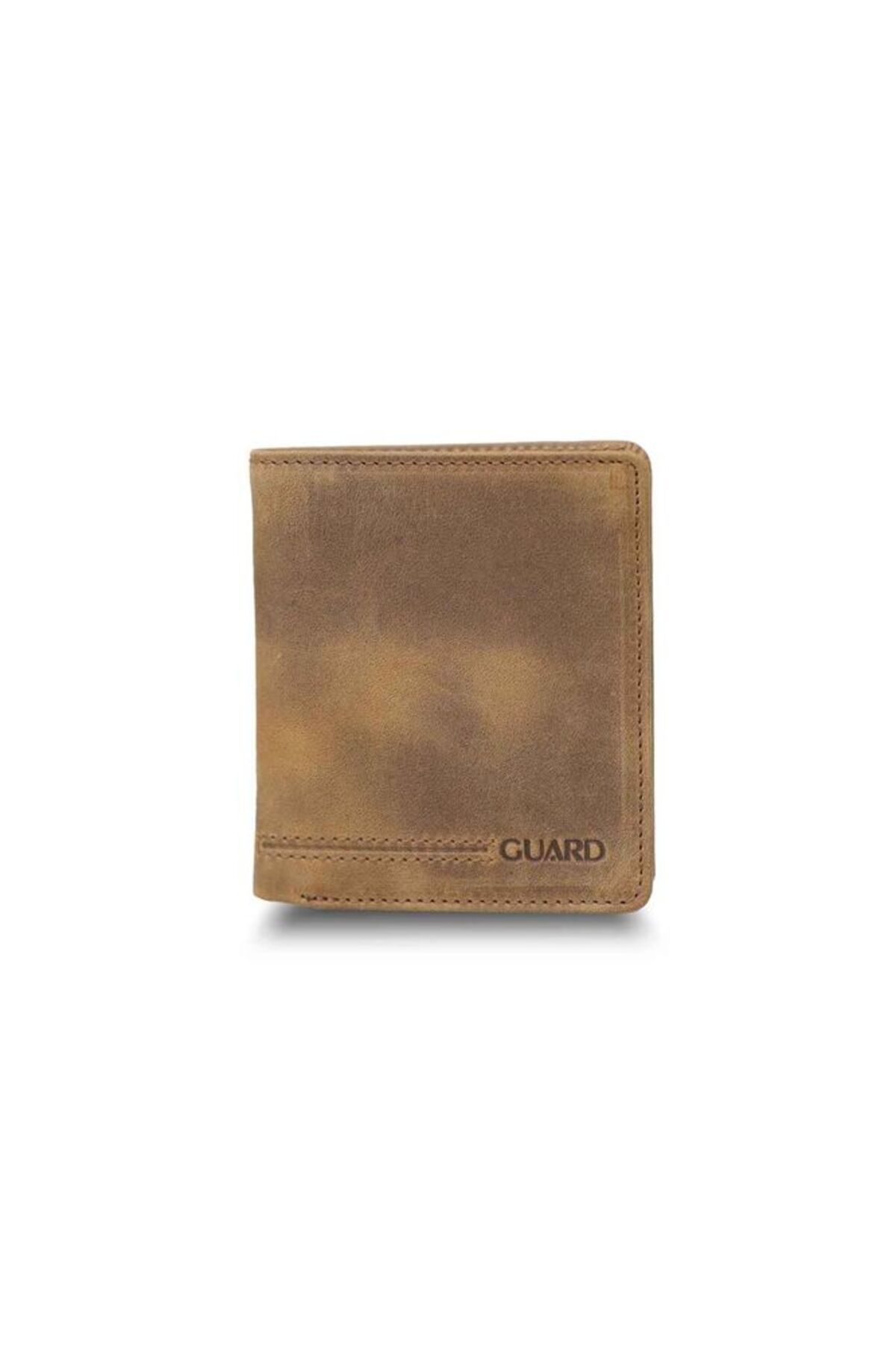 GUARD-Tan Crazy Minimal Sports Leather Men's Wallet - Grd2403xw22485 1