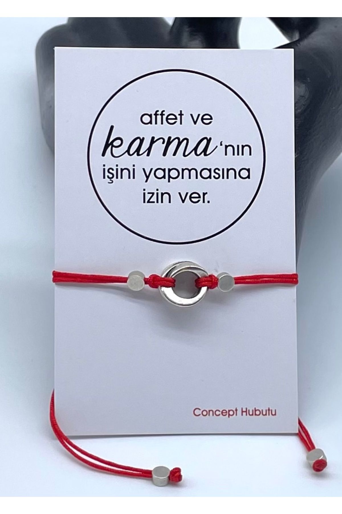 Concept HuBuTU Karma Felsefesi Kırmızı Kader İpi Halhal