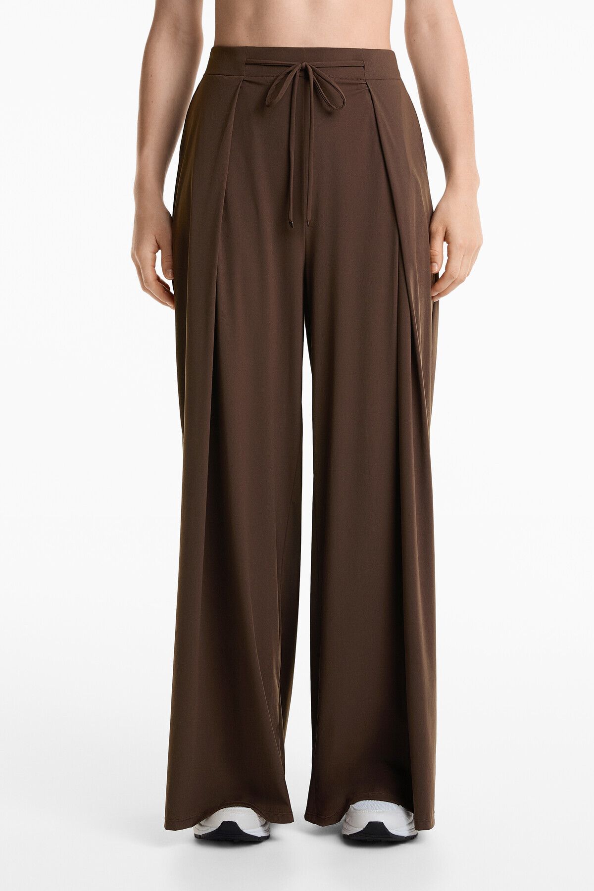 Oysho Pileli Light Touch bol pantolon