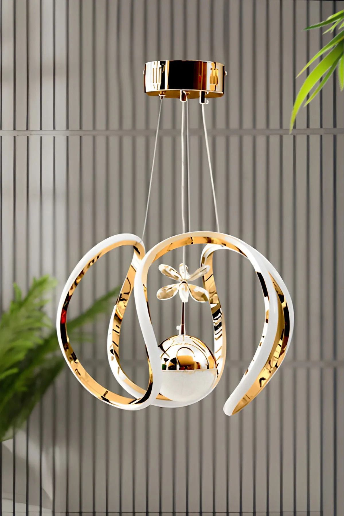 Hi Lighting MODERN TAÇLI ÇİÇEK MODEL TEK TOPLU AVİZE