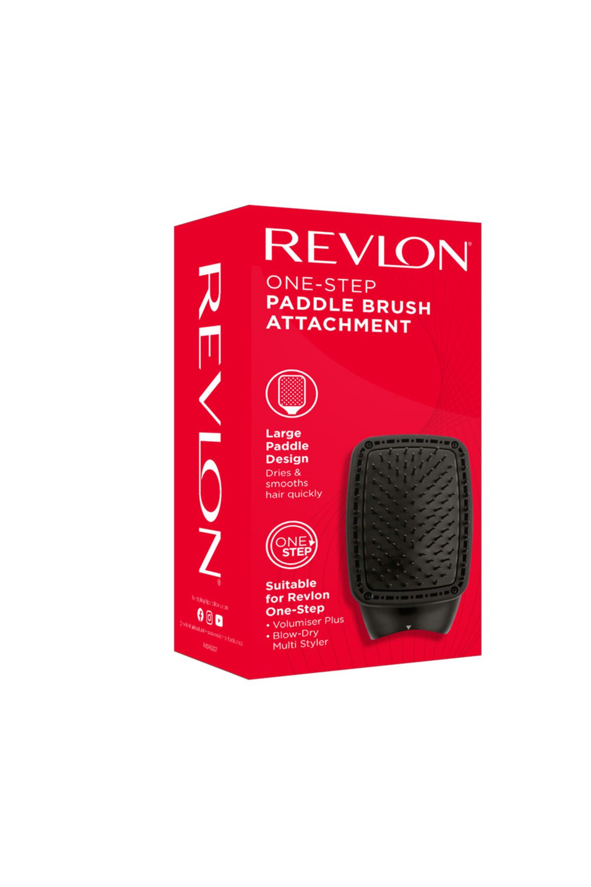 Revlon-Plata Rectangular Brush One-step Paddle Brush Attachment Rvdr5327 2