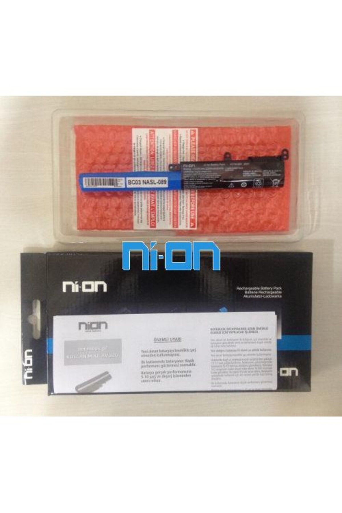 NION Asus F541UV-DM uyumlu Notebook Batarya - Pil