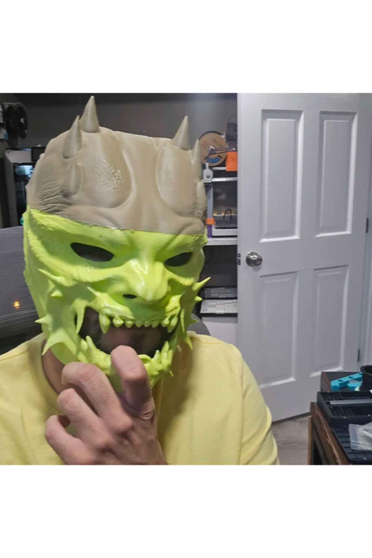 3d model s-Great Demon Oni Mask – Original Design 3D Printing 3
