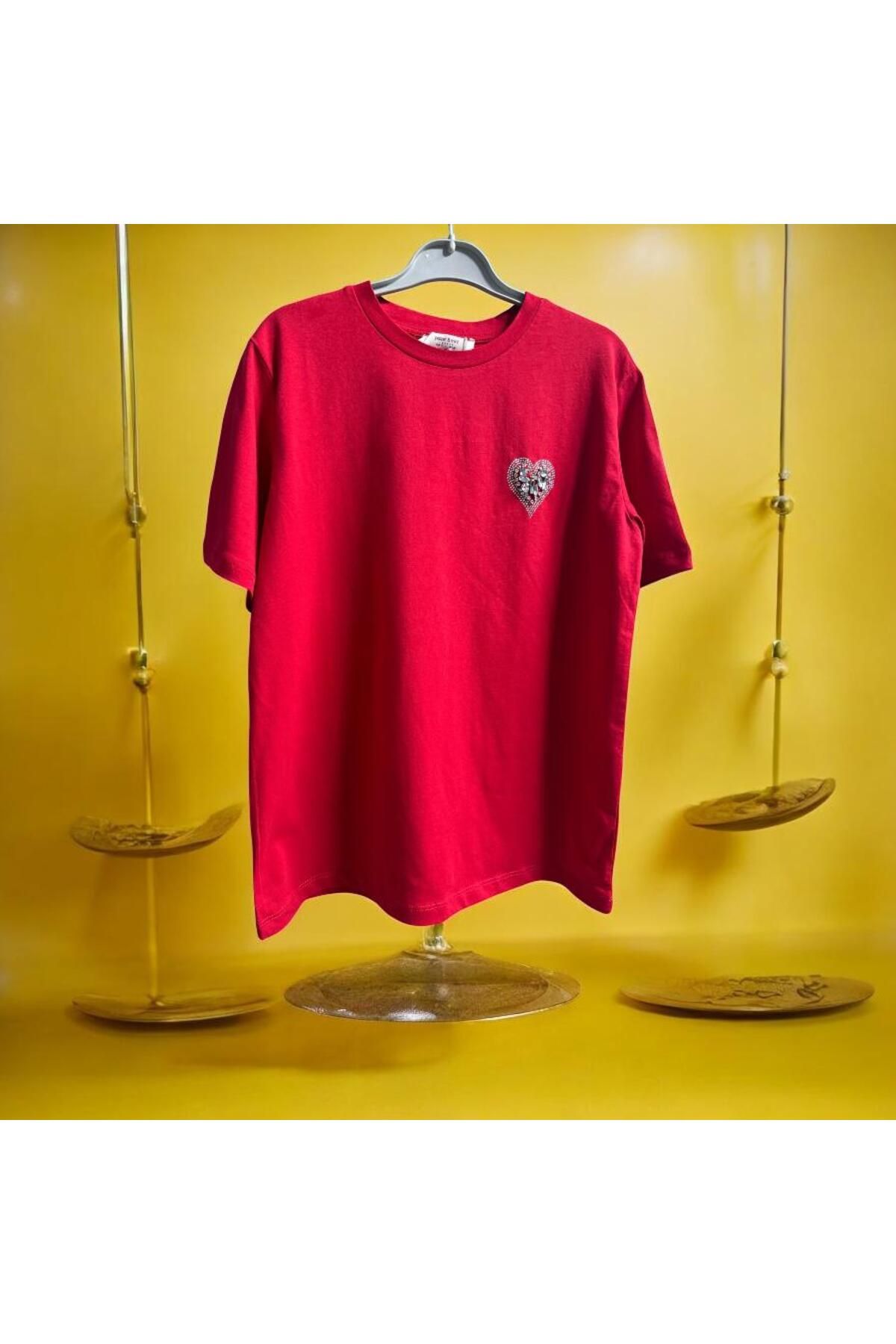 MUG collection Kadın T-shirt Kalp