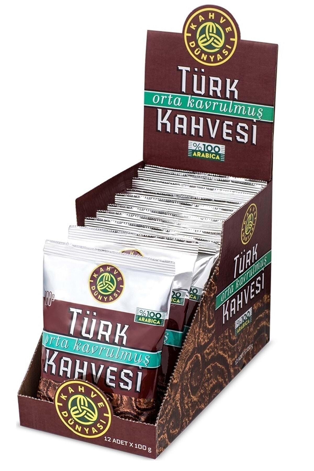 Düzey Orta Kavrulmuş Türk Kahvesi 100gr (12 Li Set) Toplam: 1200gr