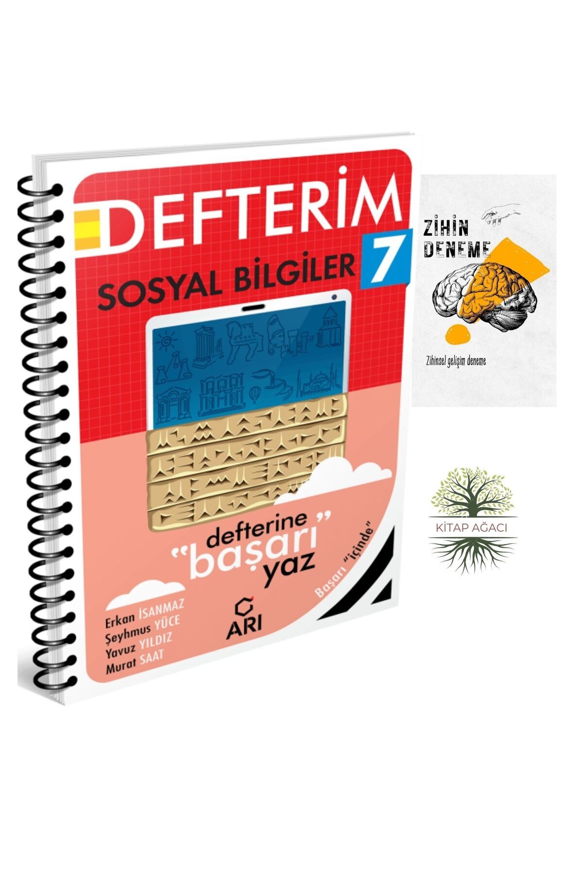 Karma Kitaplar ARI YAYINCILIK 7.SINIF SOSYAL BİLGİLER KONU ANLATIM DEFTERİM +ZİHİNDENEME-AGAC-266