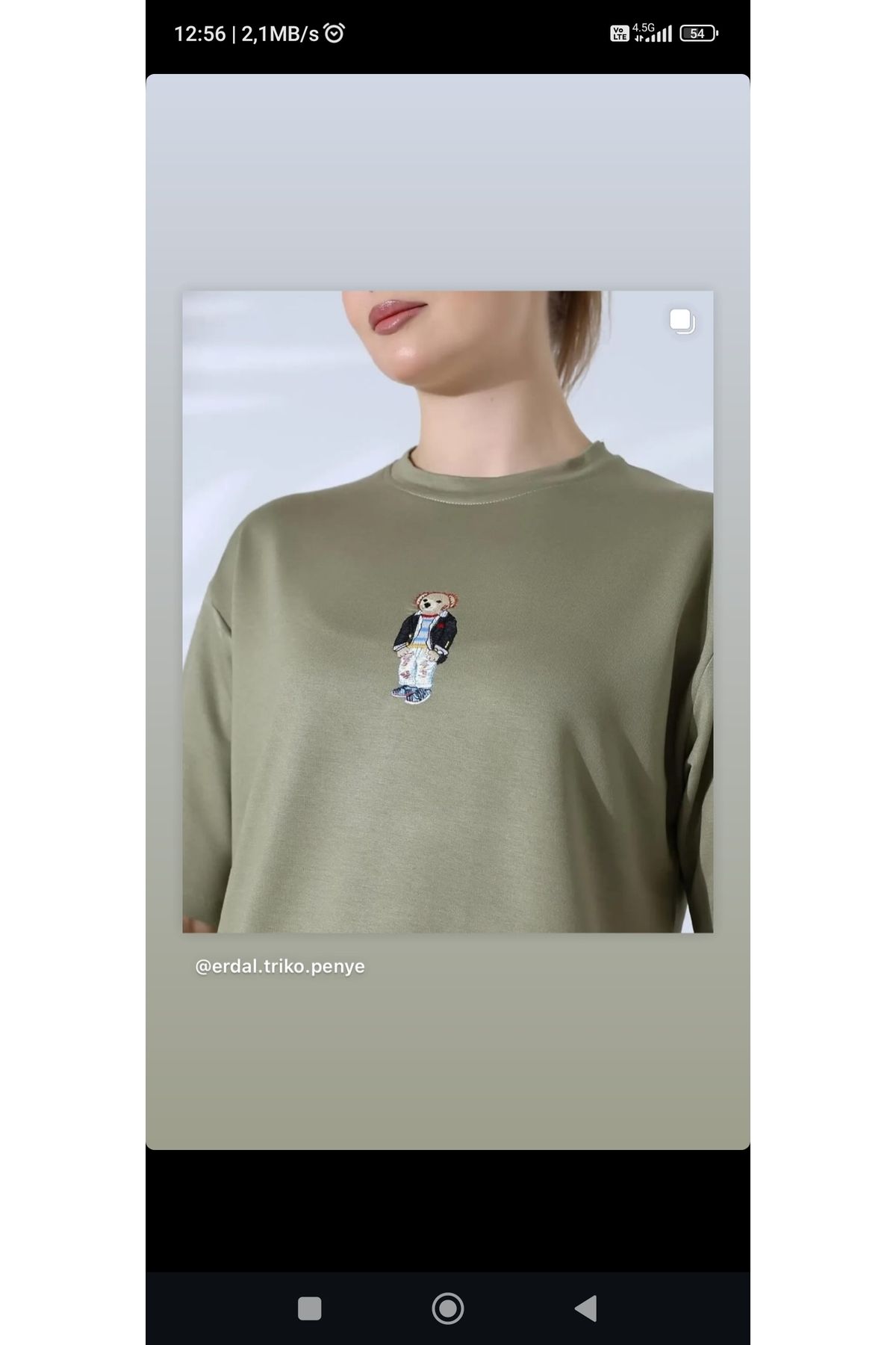 PEKA Ayıcık figürlu spor t-shirt