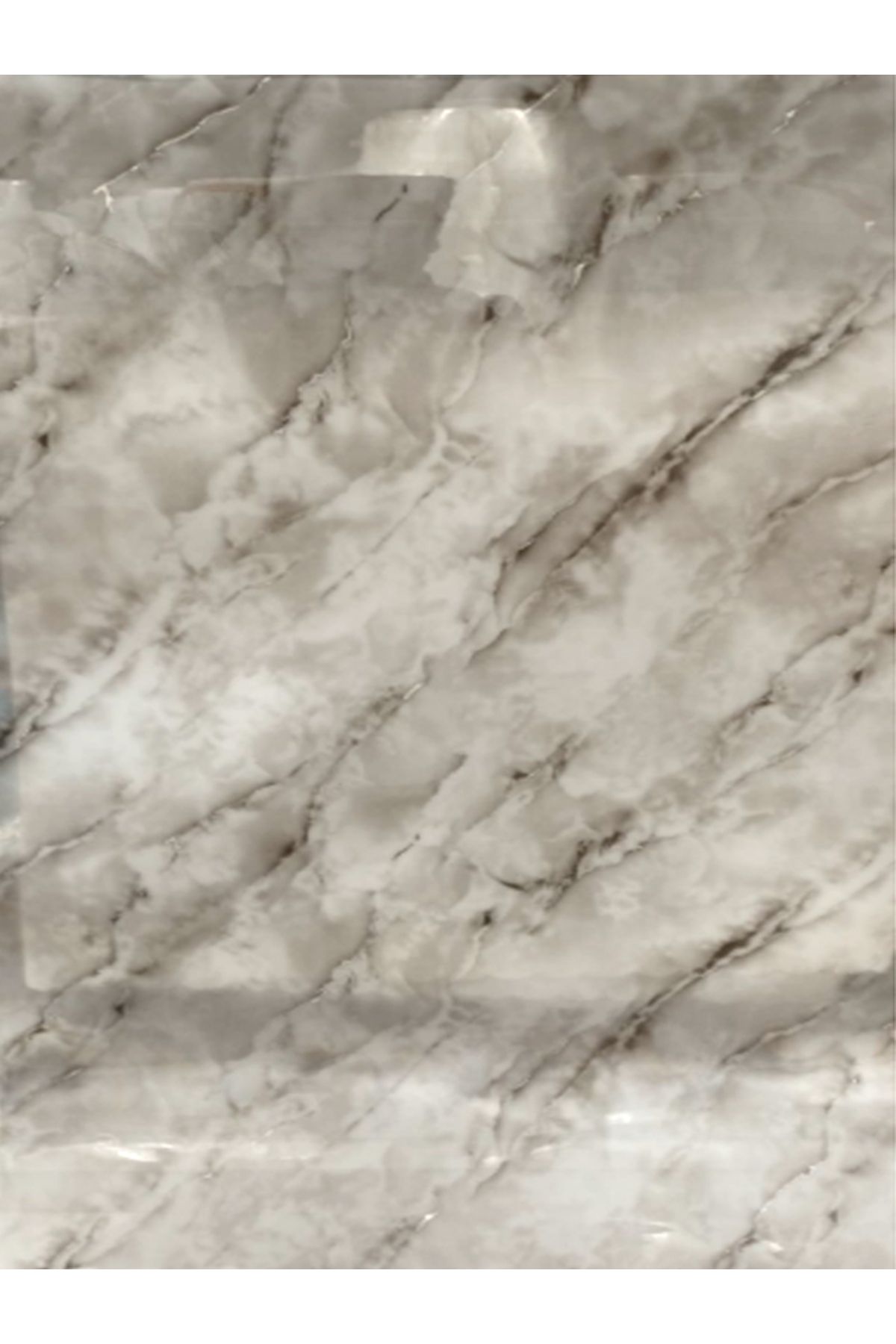 BALBAN TİCARET 80 x 100 Mermer Desenli Kalın Pvc Masa Koruyucu, Masa Pedi, Koruyucu Mika, Asetat Muşamba