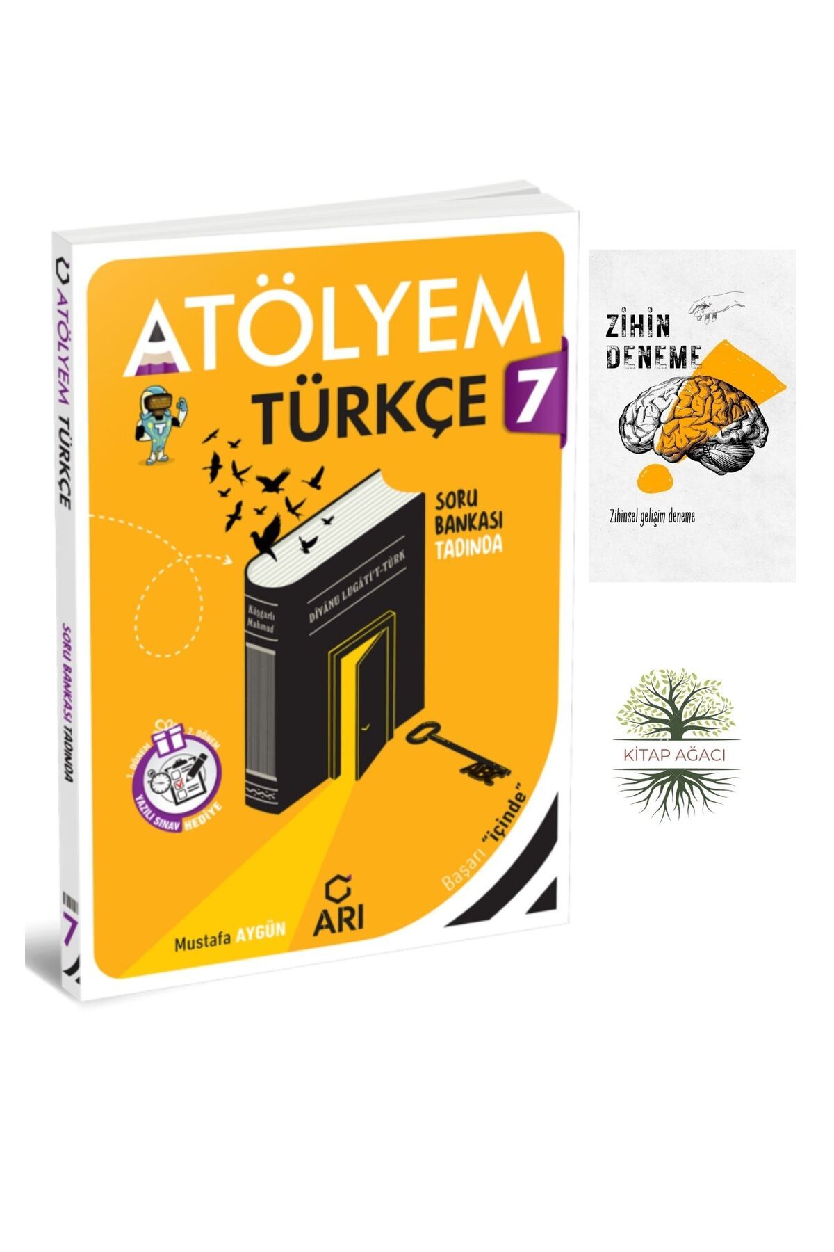 Karma Kitaplar ARI YAYINCILIK 7.SINIF TÜRKÇE ATÖLYEM+ZİHİNDENEME-AGAC-764