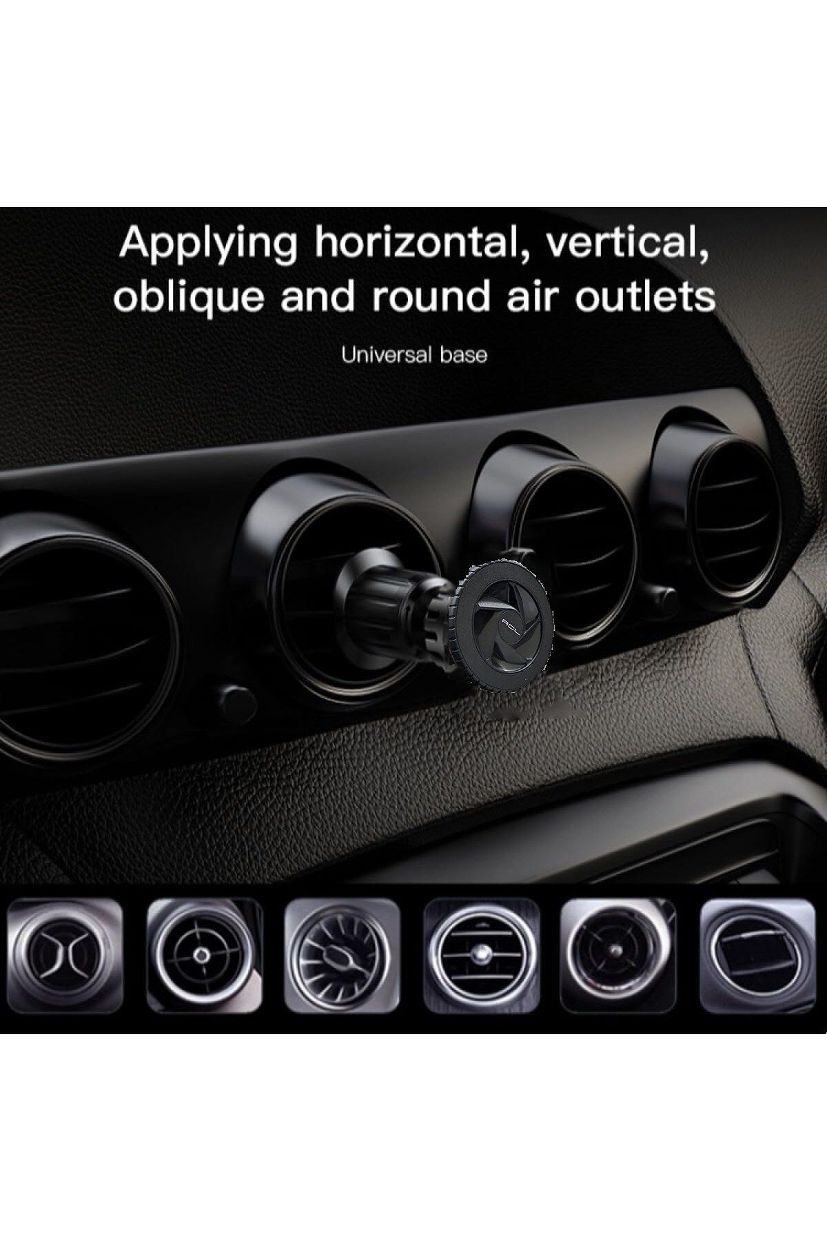 ERAKS CAR ACCESORIES Acl Izgara Manyetik Mıknatıslı Havalandırma Araç Içi Telefon Tutucu