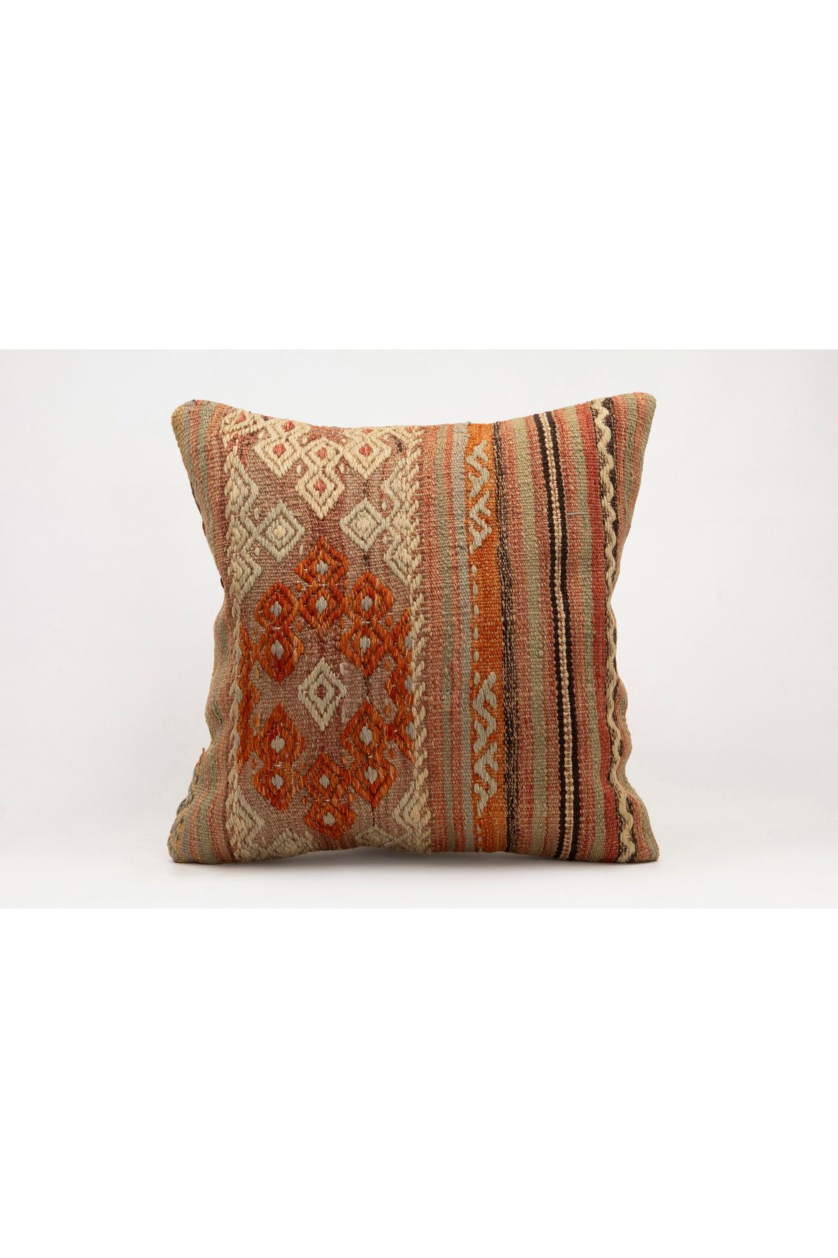 Kilim Whole Sale El Yapımı Kilim'den Yapılmış Yastık Kırlent Kılıfı, 50x50 cm