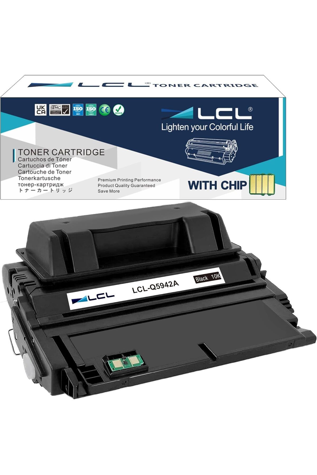 HP Q5942A 4240n 4250n 4250tn 4250dtn 4250dtnsl 4350 4350n 4350tn 4350dtn 4350dtnsl (1-Pack Black)