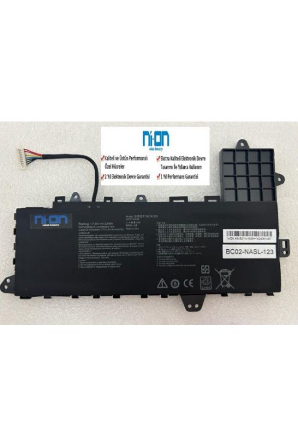NION Asus 0B200-01400200M uyumlu Notebook Batarya - Pil