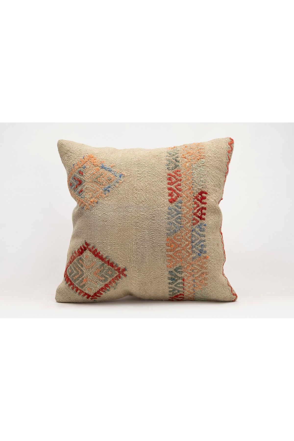 Kilim Whole Sale El Yapımı Kilim'den Yapılmış Yastık Kırlent Kılıfı, 50x50 cm