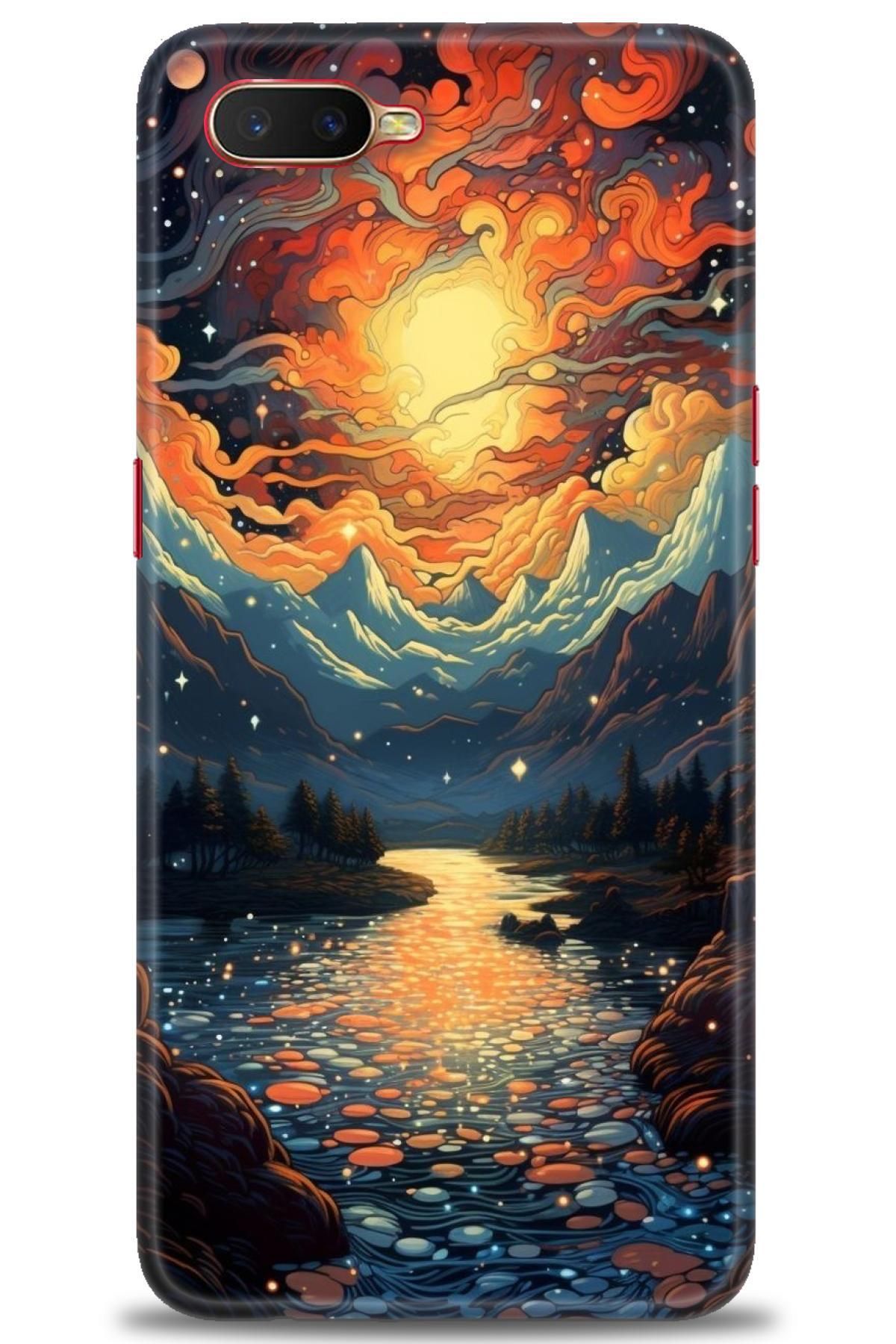 OPPO RX17 Neo İle Tam Uyumlu HD Baskılı Desenli Kılıf - Oppo - 883