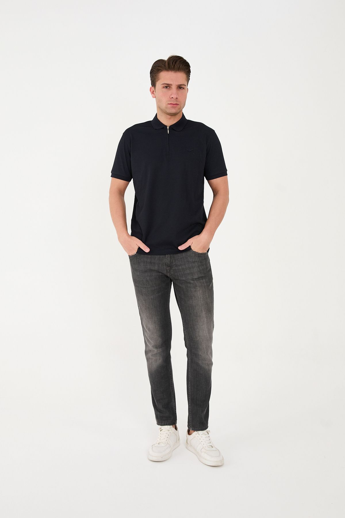 Vesbul FERMUARLI POLO YAKA TSHİRT 1220