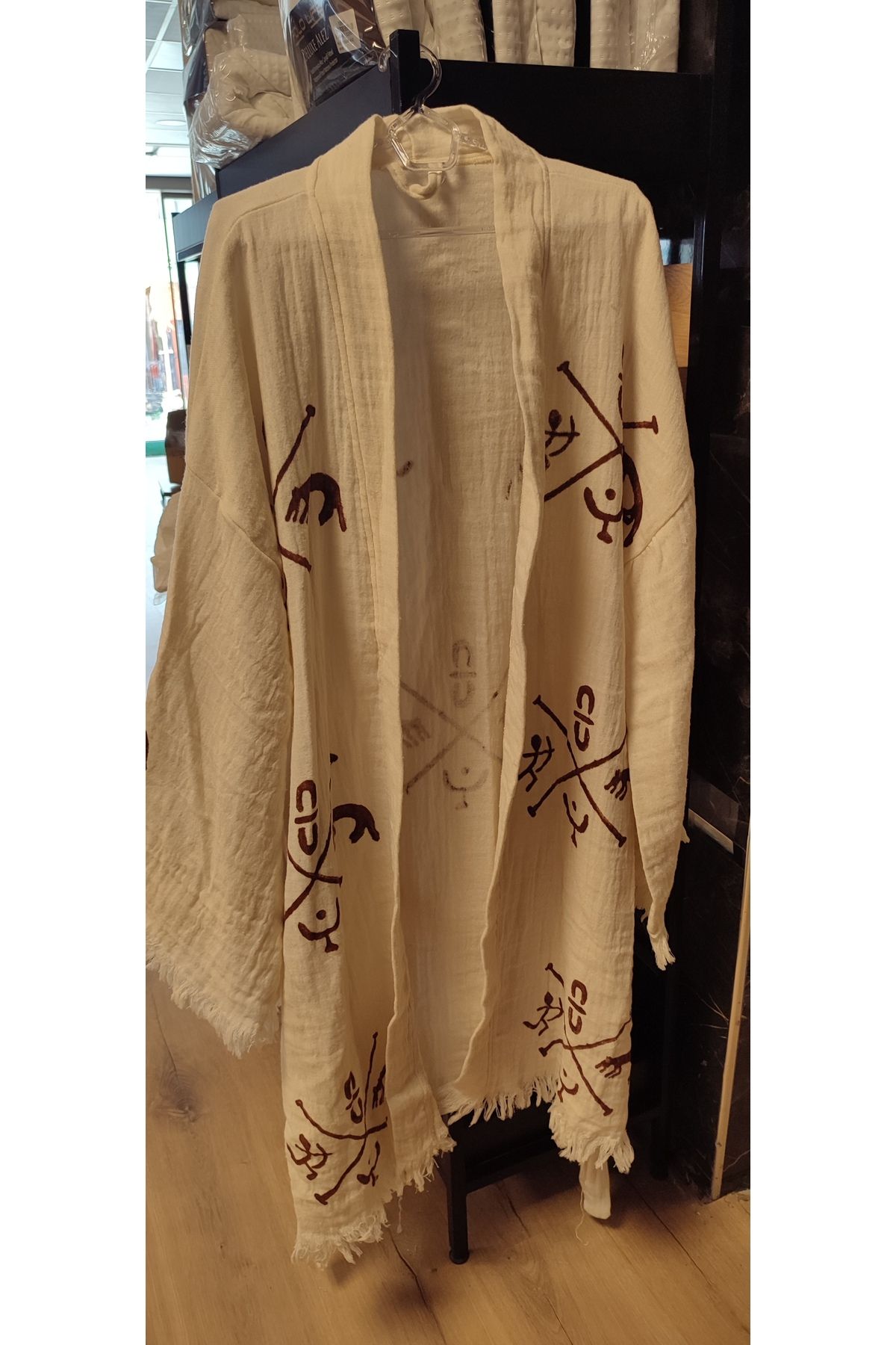 SS HOME CONCEPT Kaftan Müslin Kumaştan, Müslin Bornoz ,Müslin Kimono