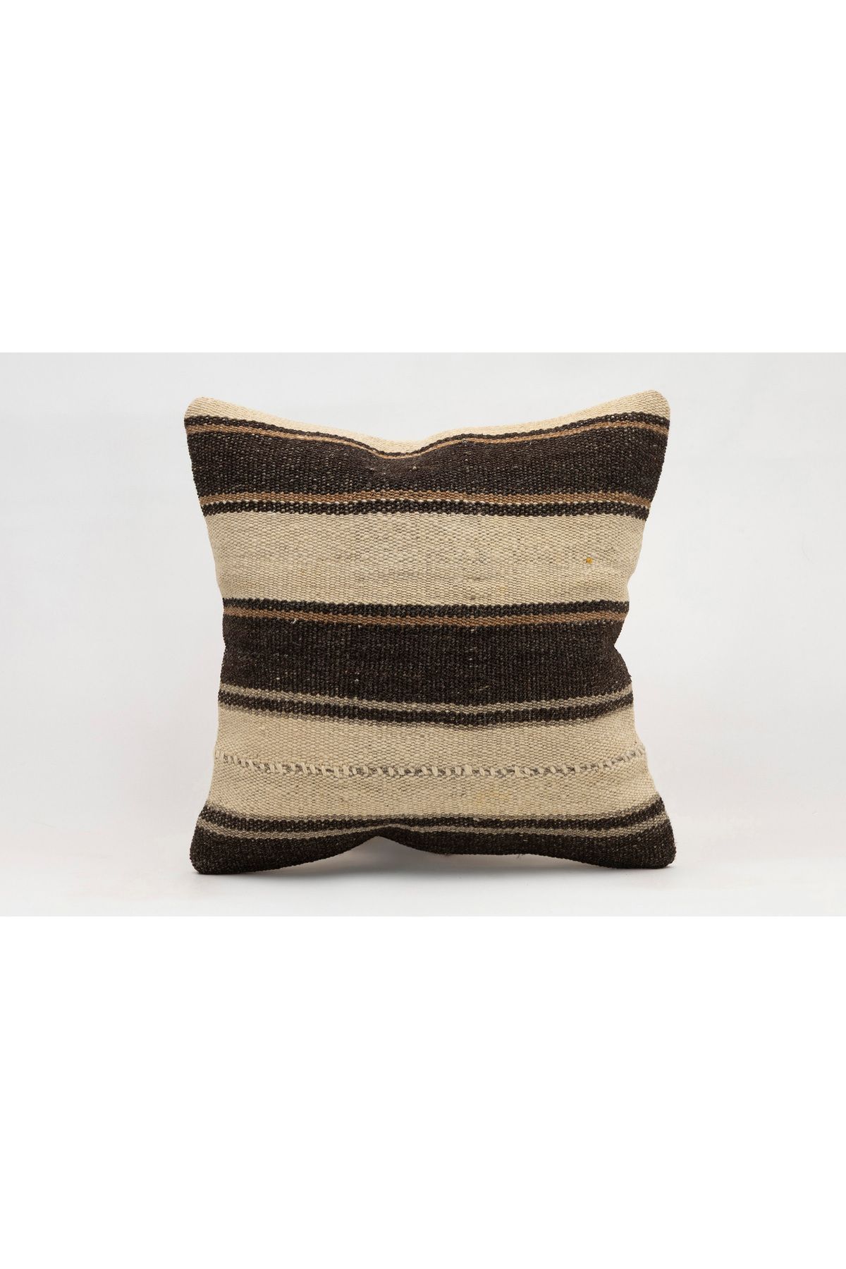 Kilim Whole Sale El Yapımı Kilim'den Yapılmış Vintage Kırlent Kılıfı, Yün, 40x40 Cm