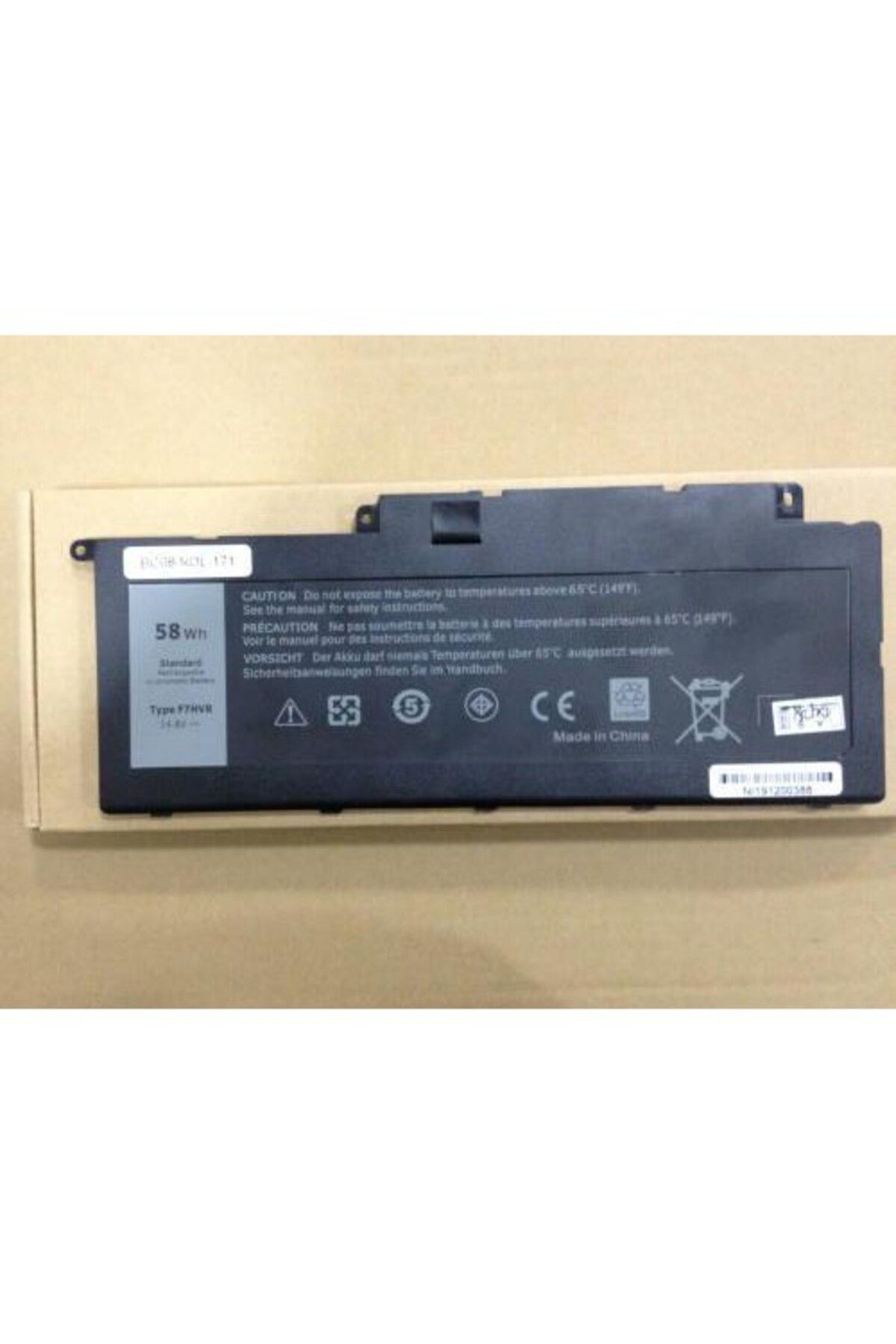 NION Dell Y1FGD 0Y1FGD T2T3J 0T2T3J uyumlu Notebook Batarya - Pil