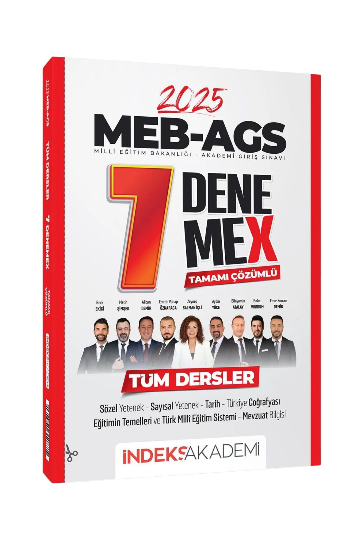 İndeks Akademi 2025 MEB-AGS Tüm Dersler Tamamı Çözümlü 7 DenemeX-YEP YENİ