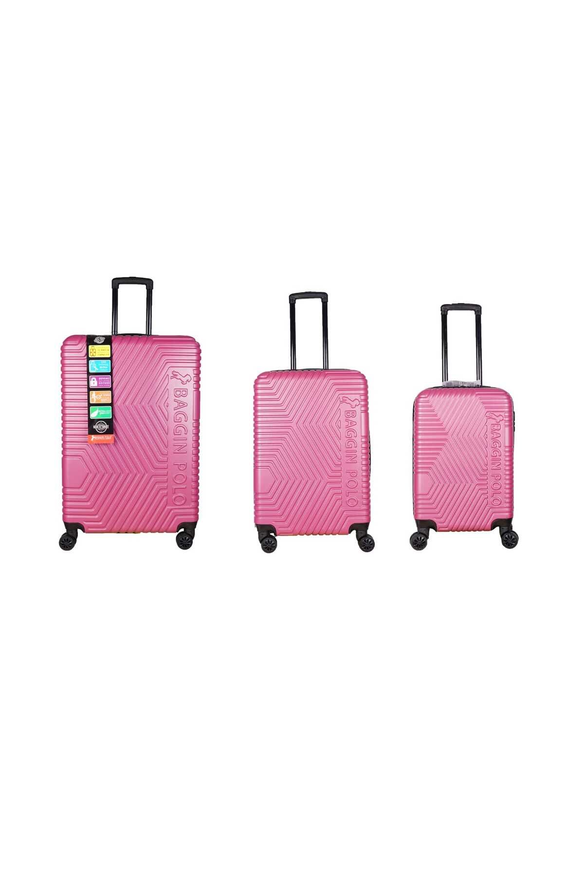 DREAM WORLD Pembe 3lü Valiz Seti