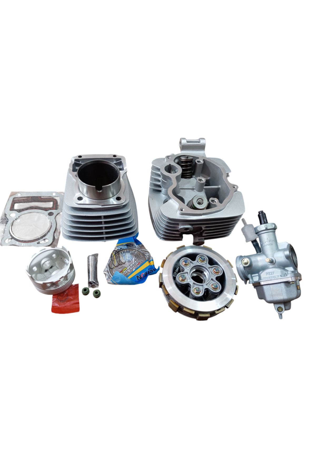 NCR CG 150 UST KAPAK SİLİNDİR KOMPLE DEBRİYAJ 6 LI KARBÜRATÖR SET KOMPLE