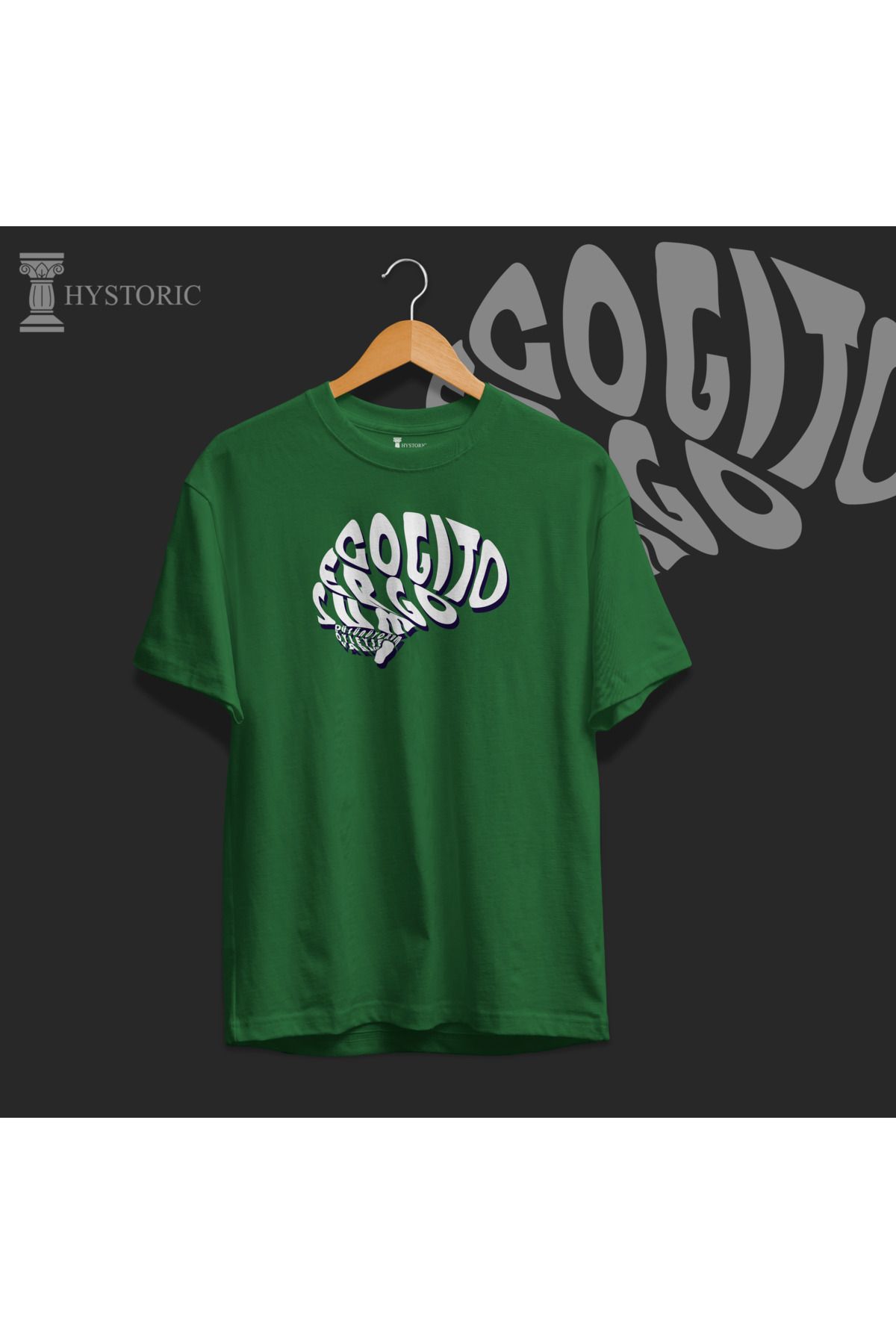 Hystoric Wear Descartes Baskılı Basic Tişört