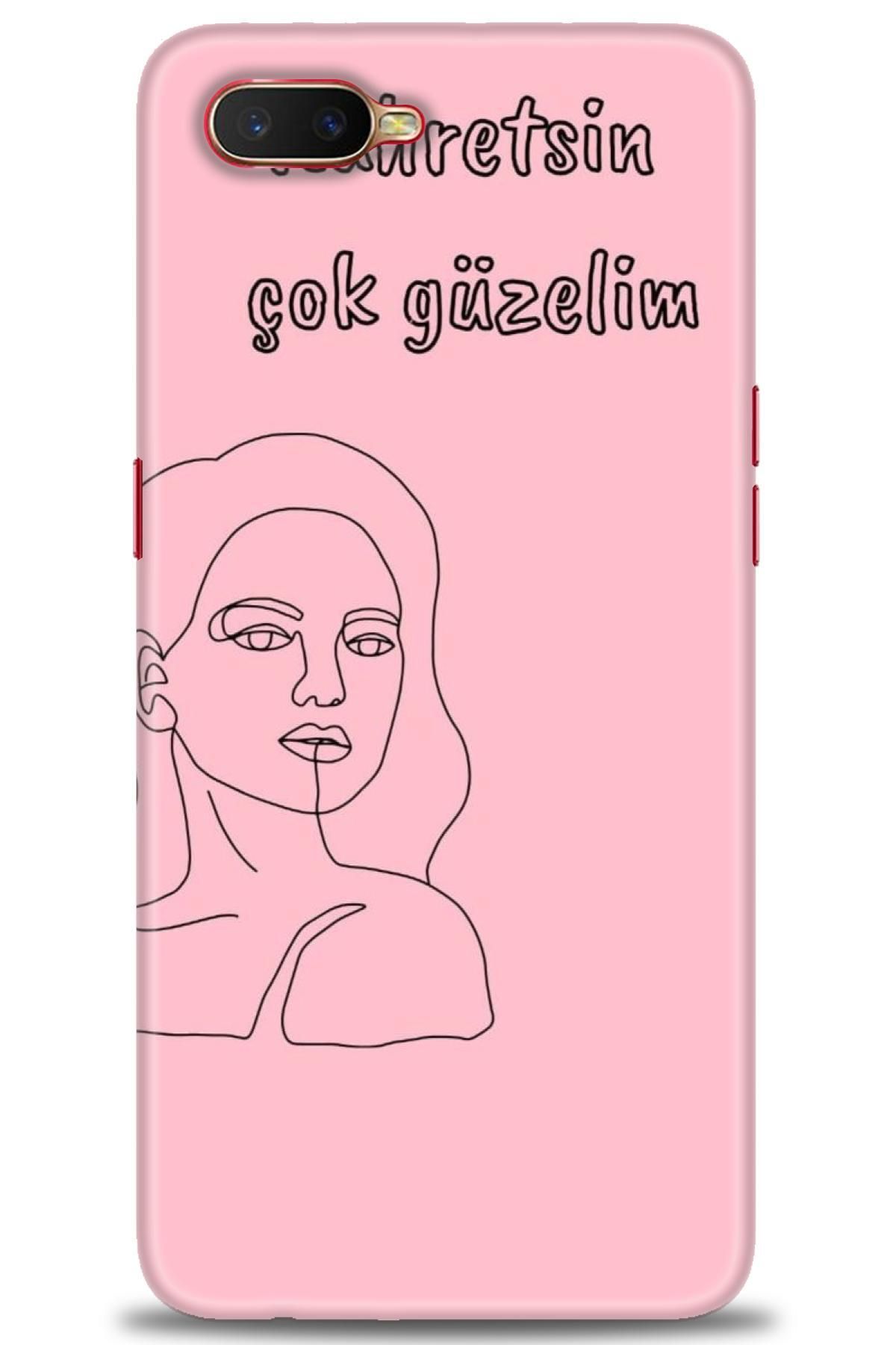 OPPO RX17 Neo İle Tam Uyumlu HD Baskılı Desenli Kılıf - Oppo - 207