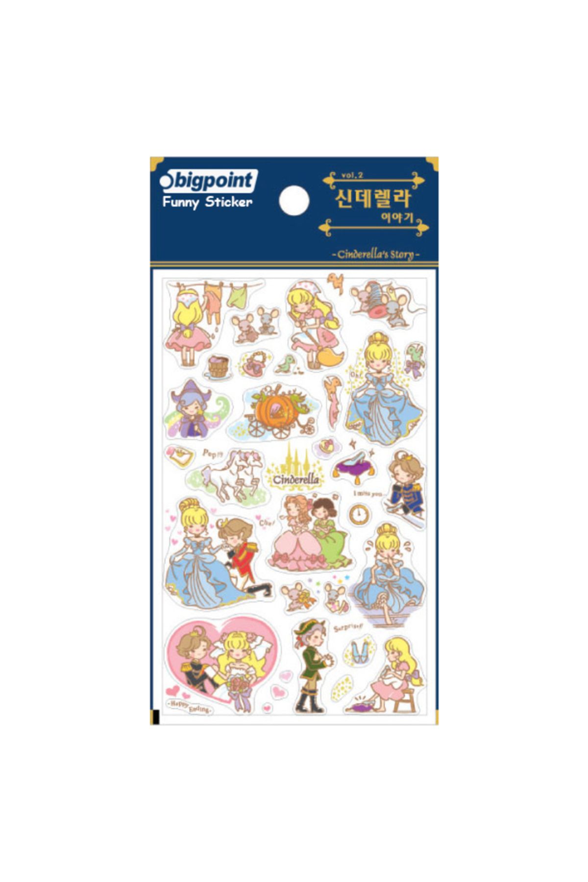 Bigpoint Sticker Cinderella's Story 15'li Paket