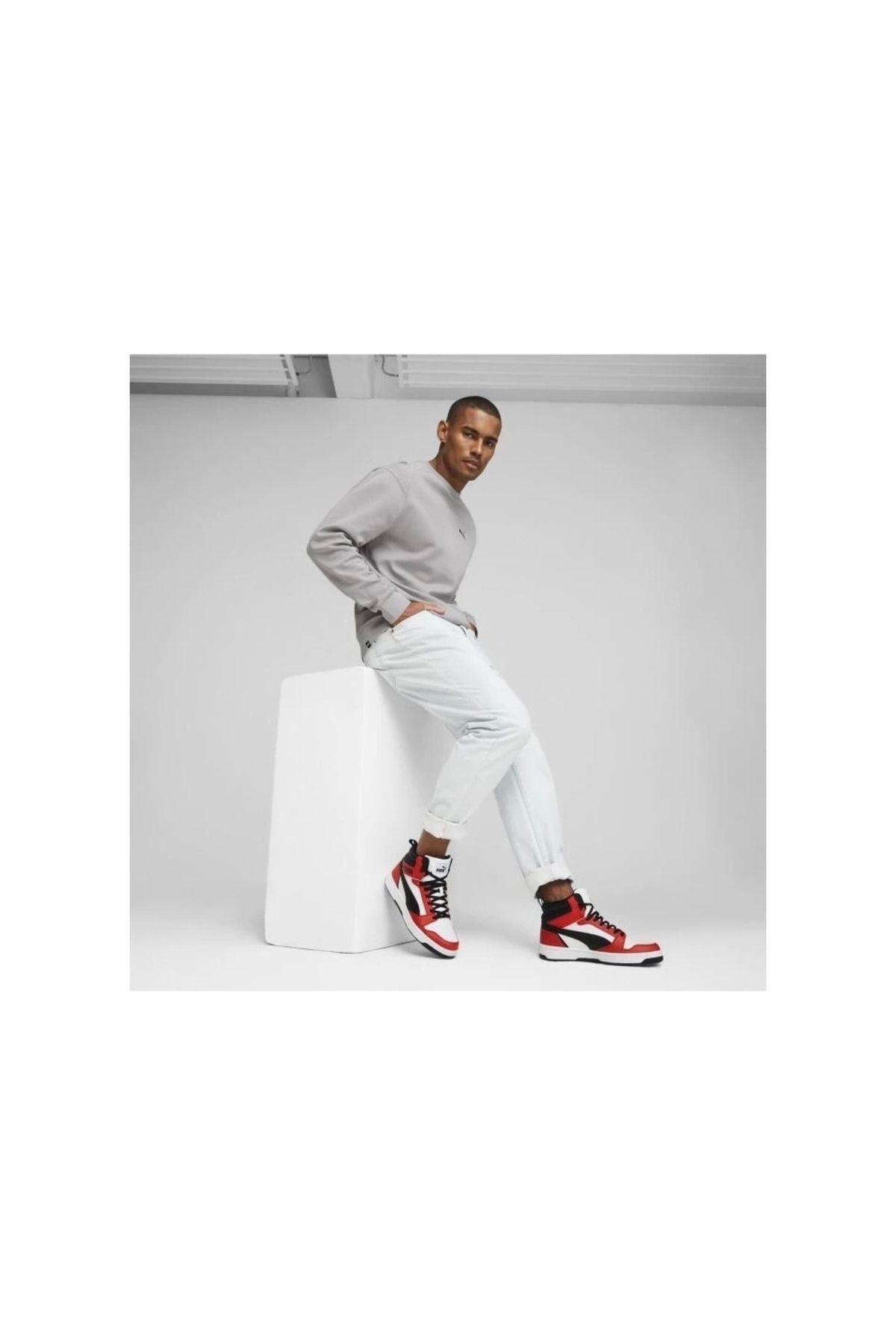 Puma Unisex Günlük Spor Ayakkabı Rebound V6 Beyaz Sneaker 39232604