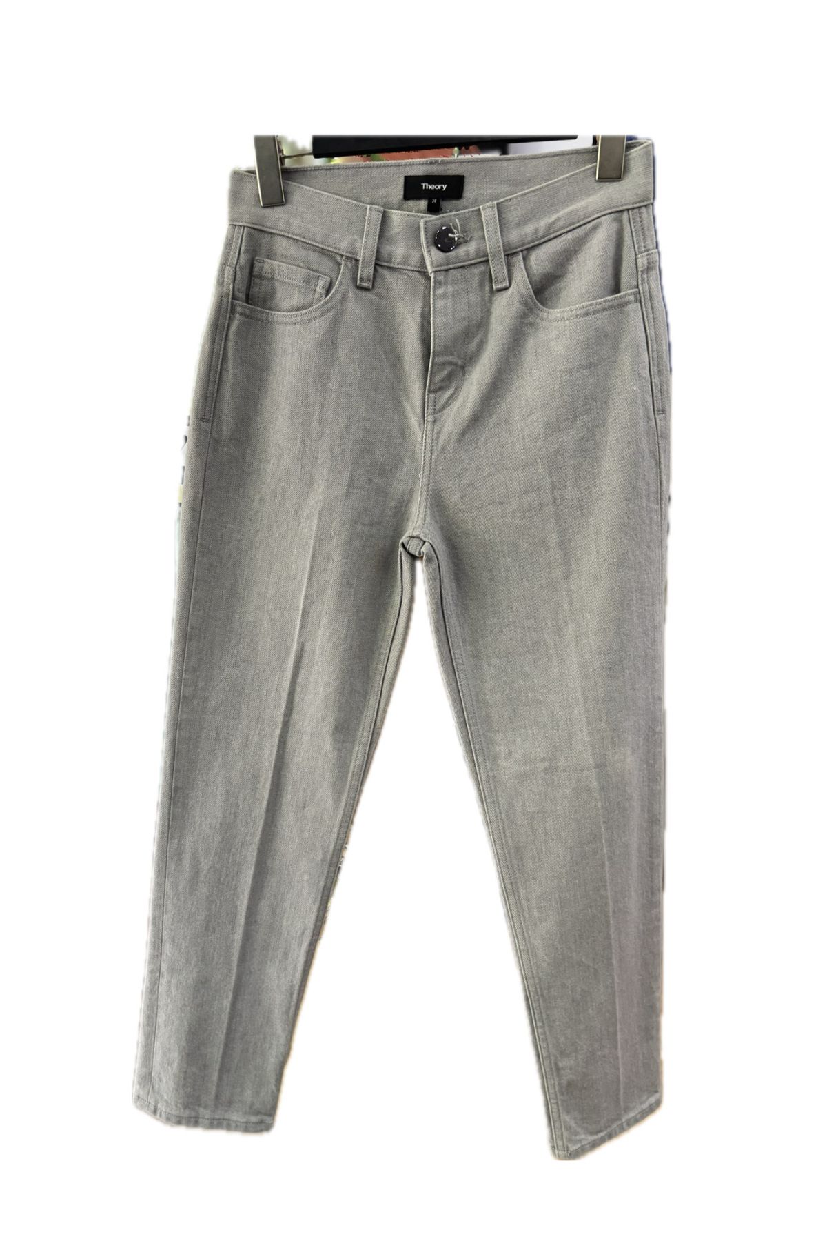 YONGA'S BOUTİQUE Gri Cigarette Denim Pantolon