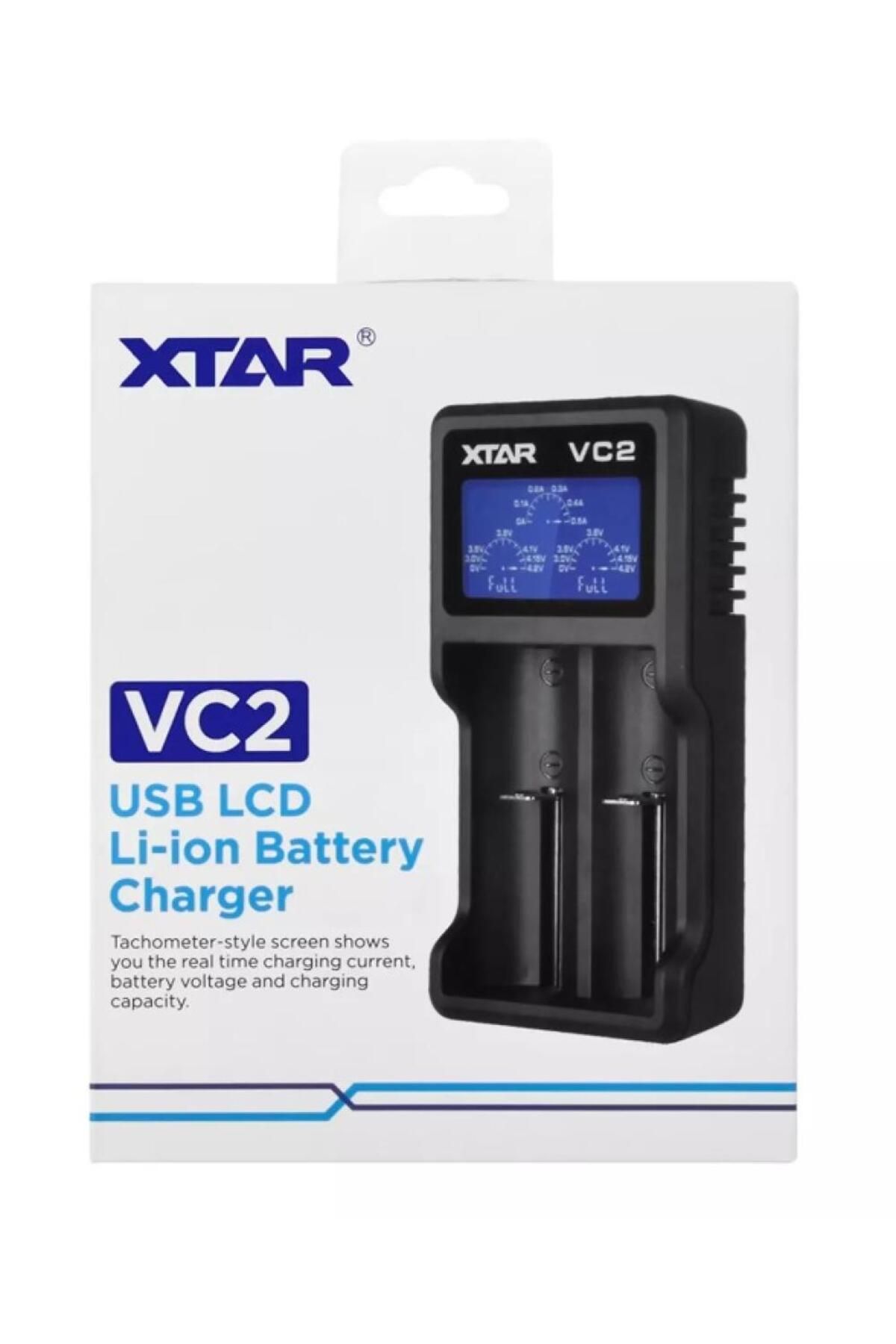 ESTİKO Xtar VC2 İkili Li-ion Pil Şarj Cihazı
