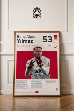 Osliva Shop Barış Alper Yılmaz Poster, Futbolcu Posteri, Çerçevesiz Poster, Y...