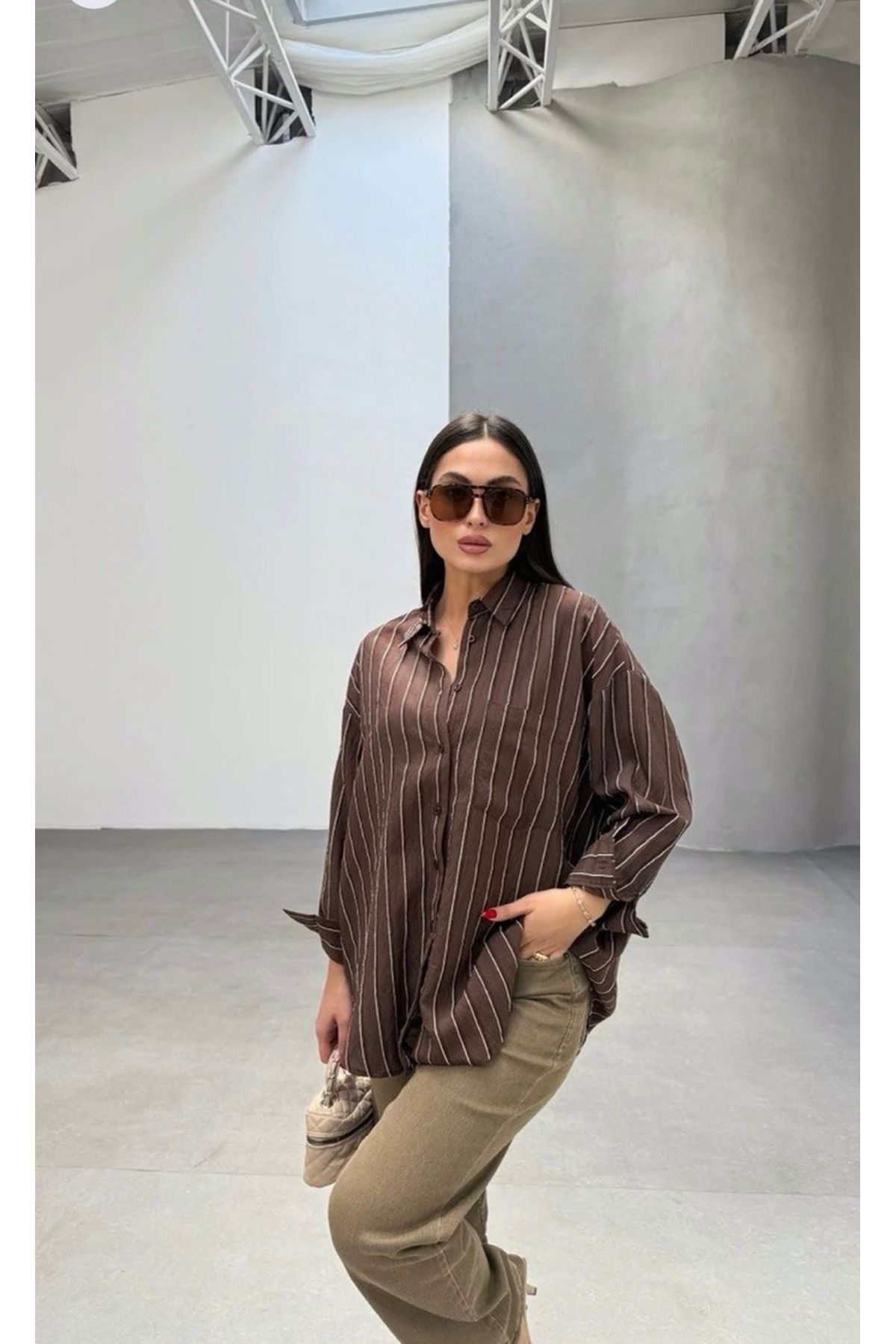 ZemButiik Kadın oversize gömlek