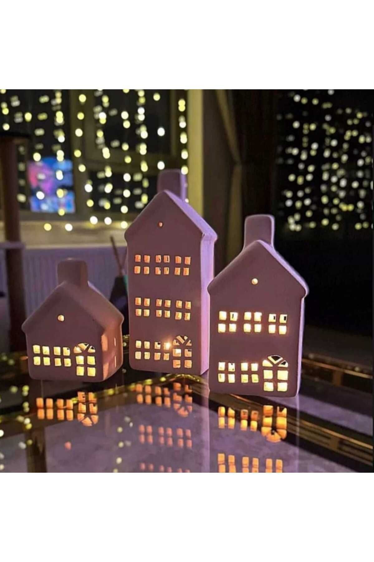 LOVİSSE HOME 3 lü Beyaz Ev Seti