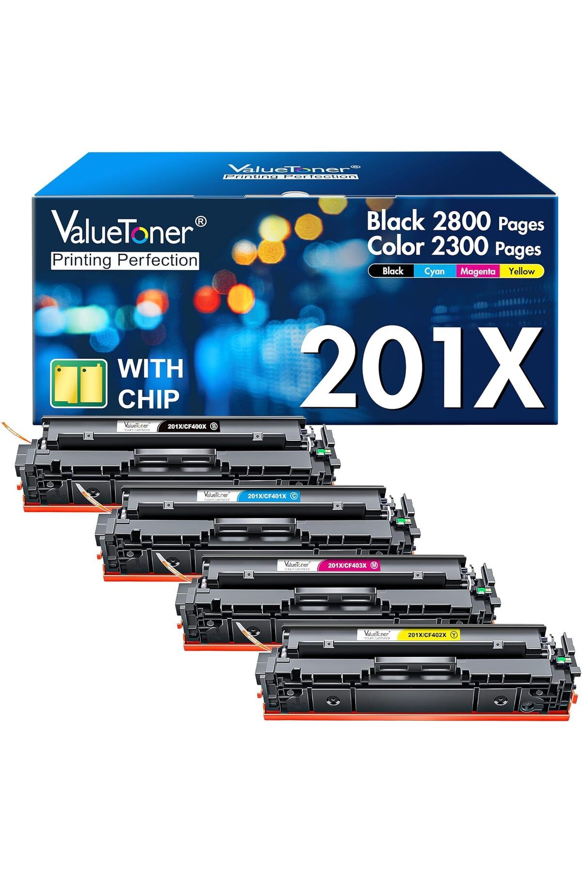 HP YUKSEK KAPASİTE Color MFP M277dw M252dw M277c6 M277n M252n M277 (Black Cyan Yellow Magenta)