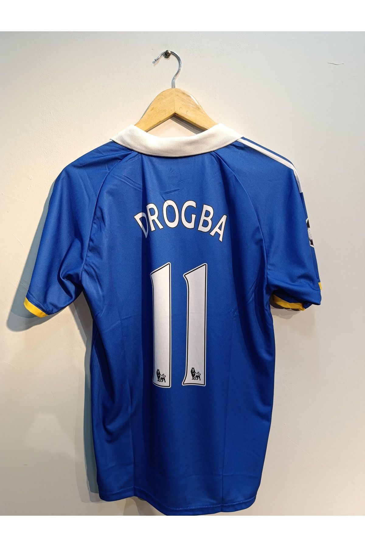 GALLUMA CHELSEA DROGBA 11 YAKALI RETRO YETİŞKİN FUTBOL FORMA