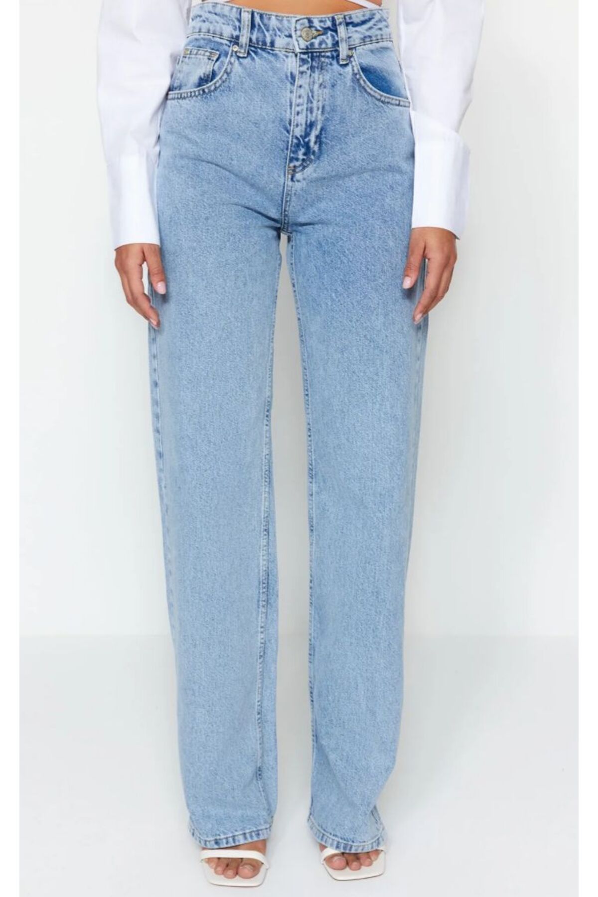 KARACAN COMPANY Yüksek Bel Wide Leg Jeans