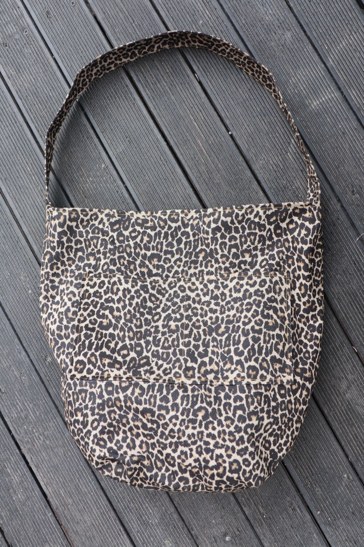 Cats&Kids Leopar Desenli Tasarım Çanta – Leopar Desenli Omuz Çantası – Handmade