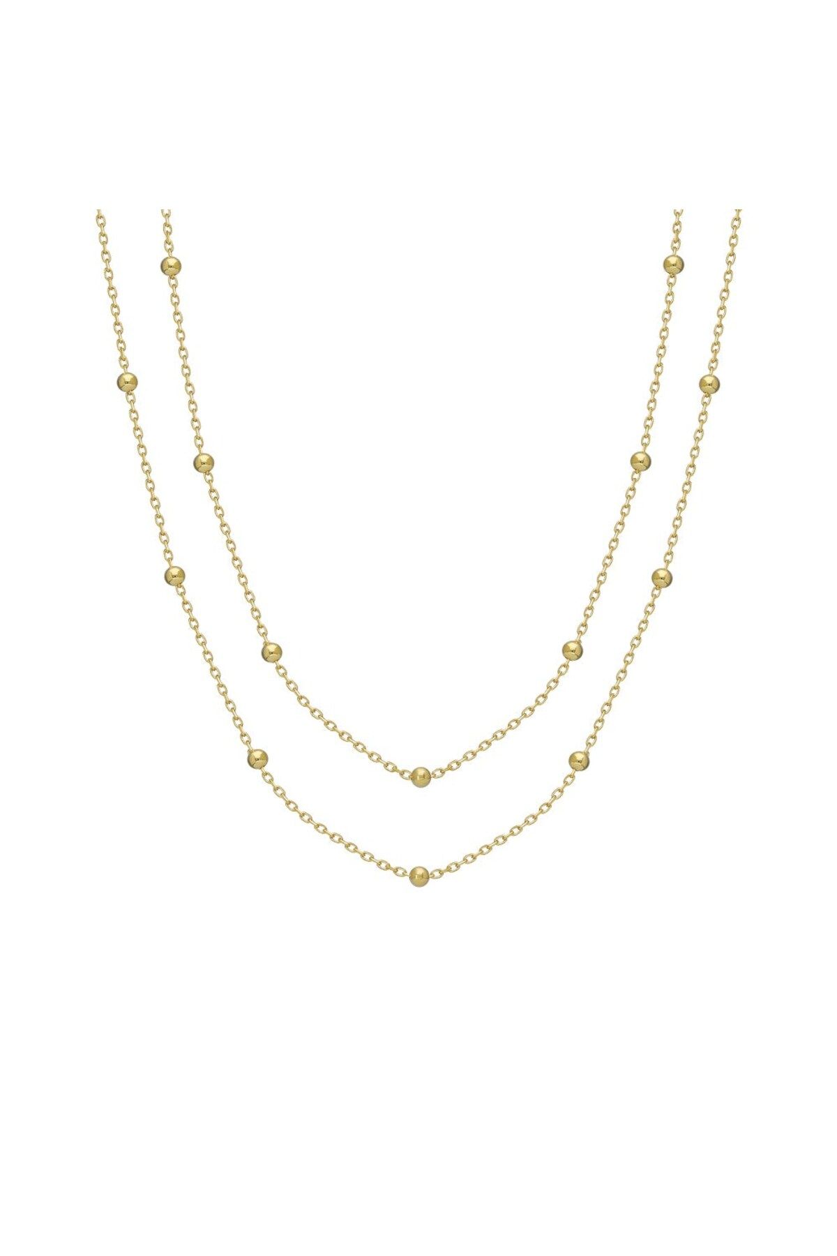 beonejewelry DOUBLE TOPLU KOLYE | 925 GÜMÜŞ