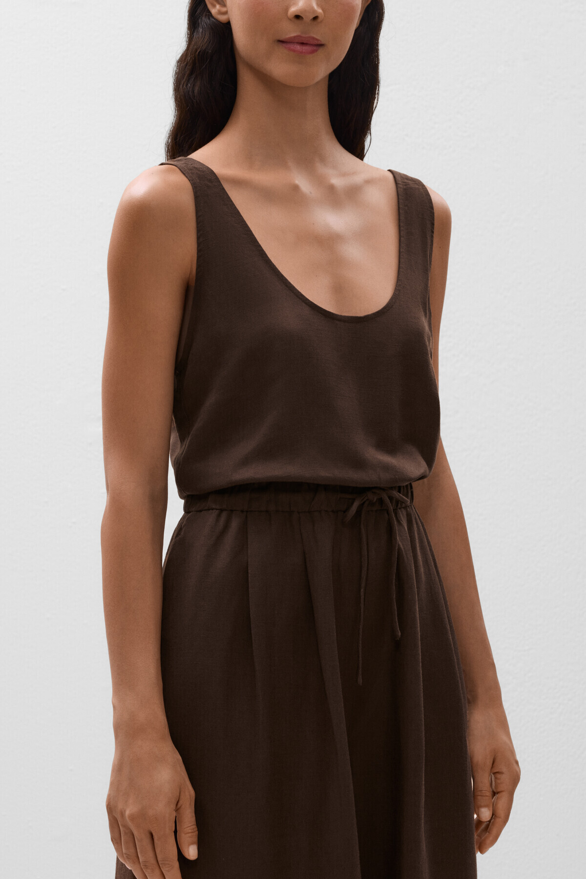 Oysho-Balloon Jumpsuit With Linen 4