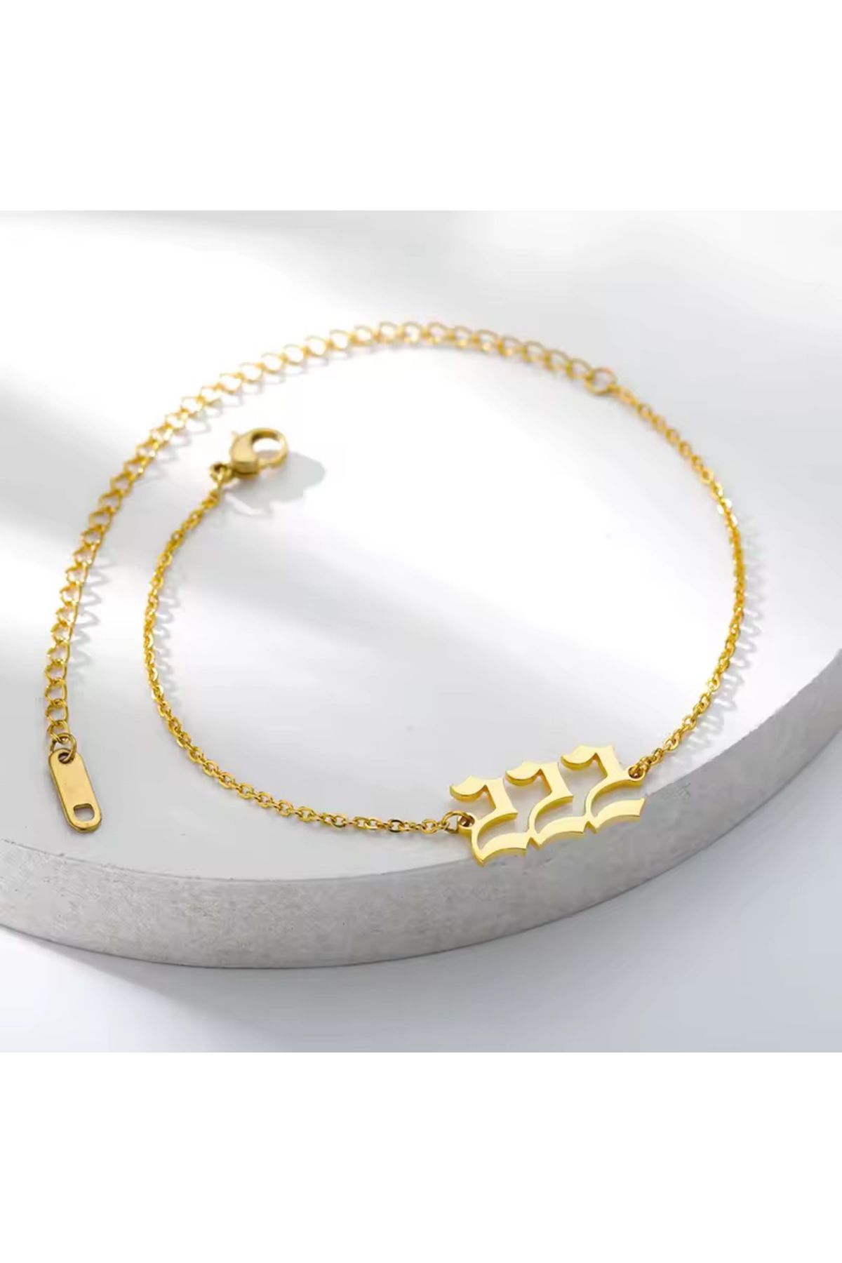 N!da Jewelry 222 Melek Sayısı Gümüş Bileklik – Özel Tasarım Manevi Enerji Takısı