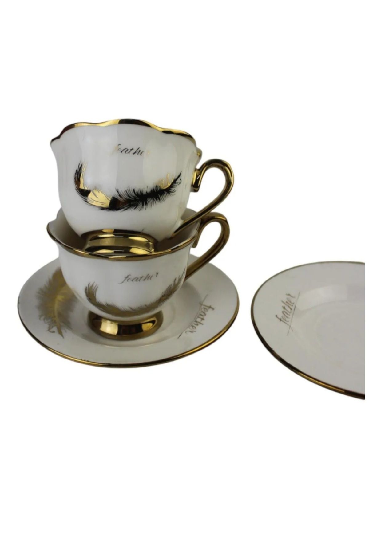 Home FEATHER GOLD 6 KİŞİLİK KAHVE FİNCAN TAKIMI