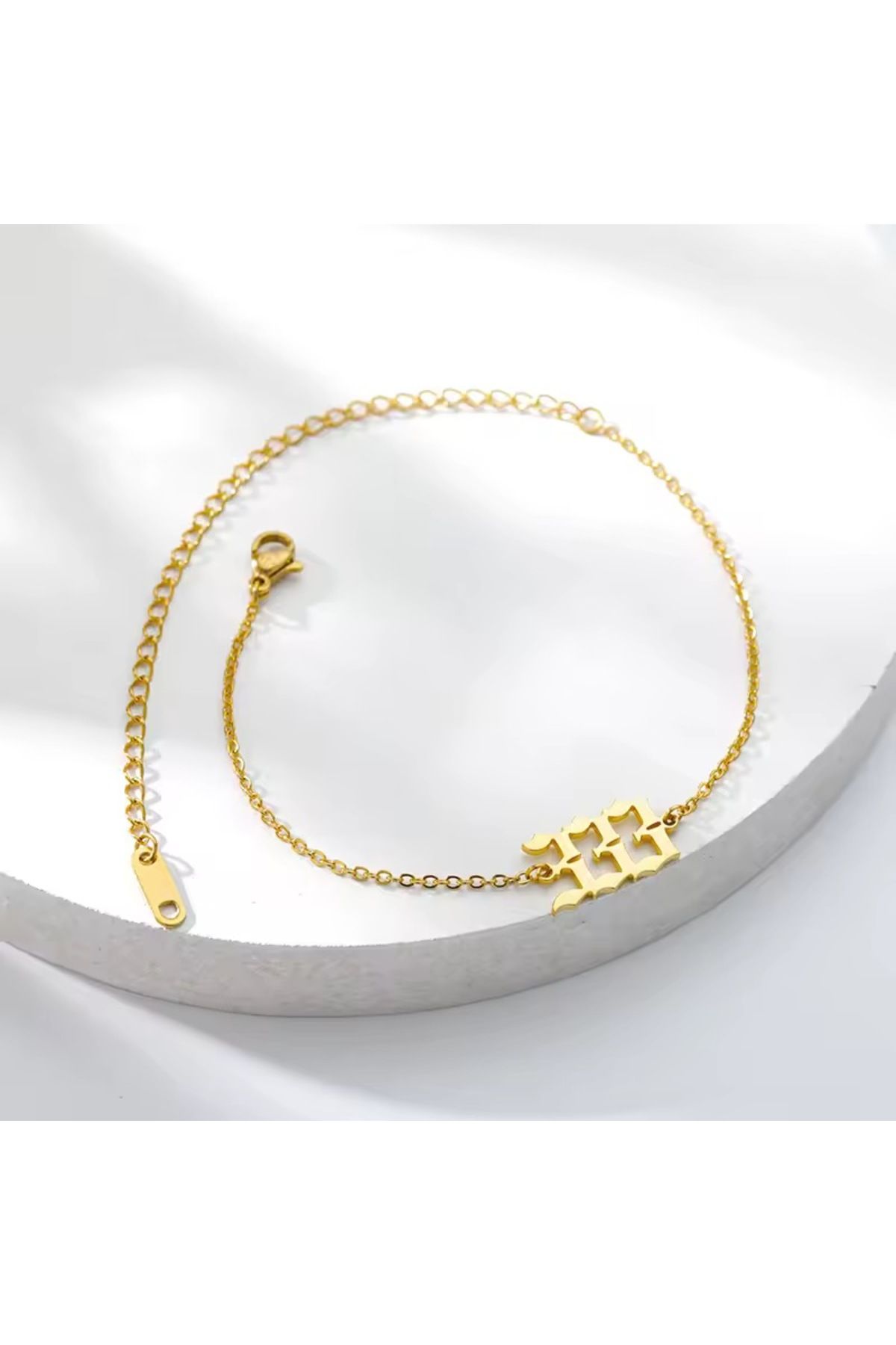 N!da Jewelry 333 Melek Sayısı Gümüş Bileklik – İlahi Rehberlik ve Güç Sembolü