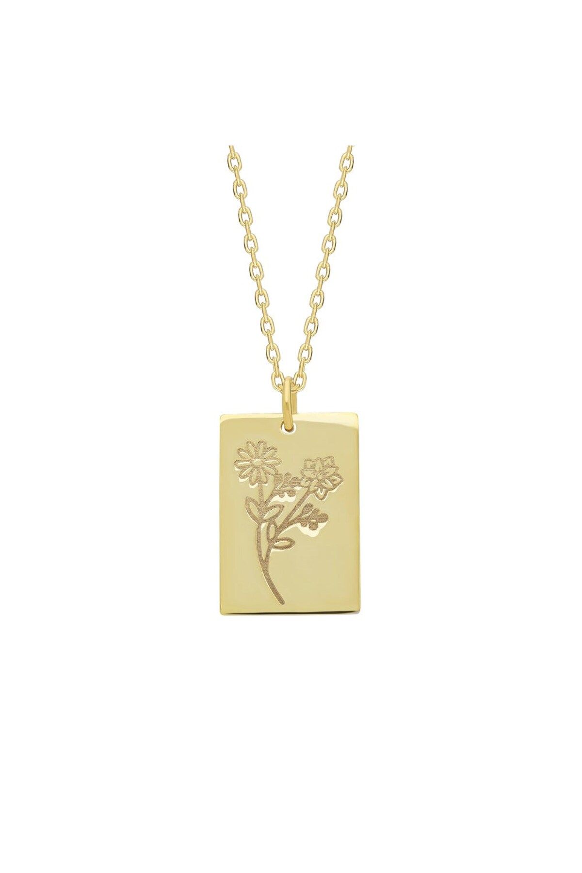 beonejewelry KAZIMALI ÇİÇEK KOLYE | 925 GÜMÜŞ