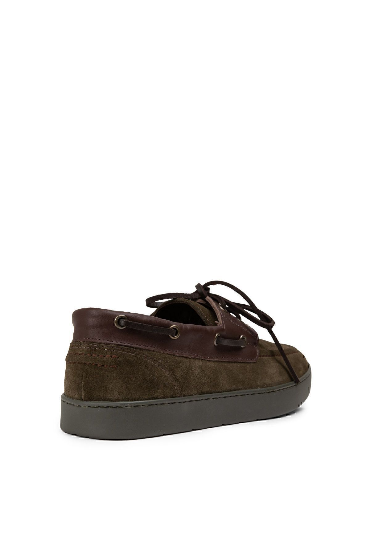 Deery-Γνήσια Suede Green Ανδρικά Marine Casual Παπούτσια 6