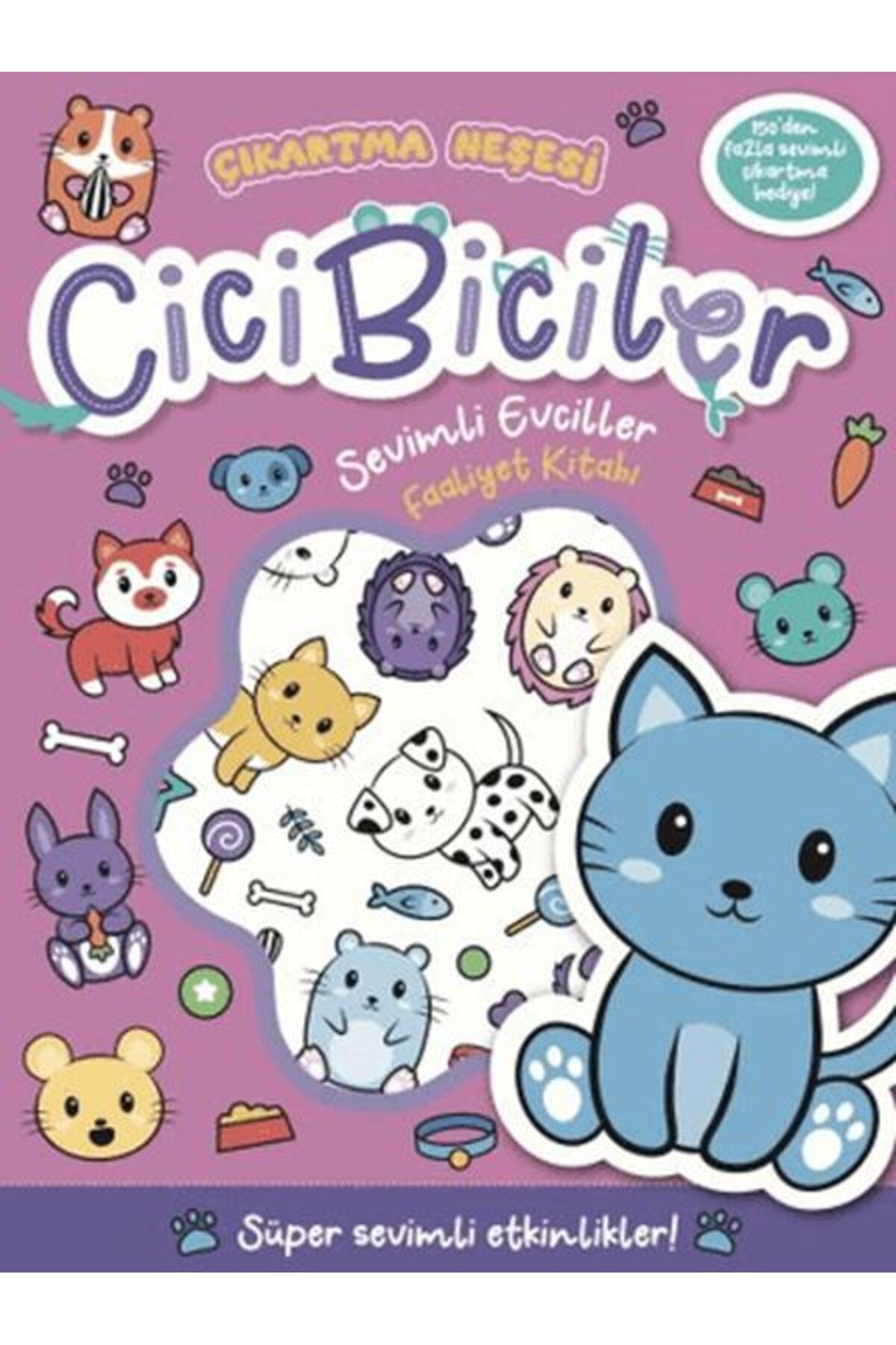 Destek Yayınları Cicibiciler Sevimli Evciller Faaliyet Kitabı
