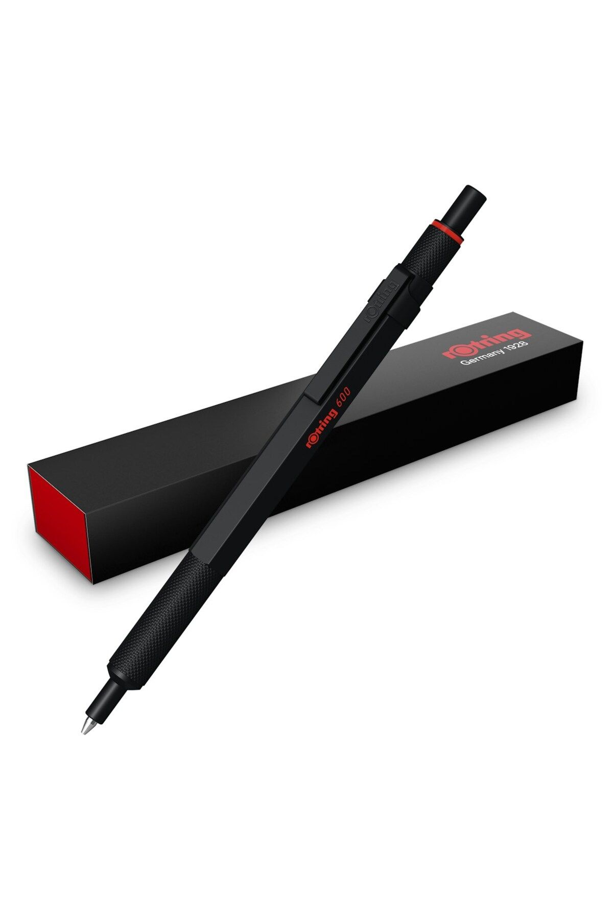 Rotring 600 Black Krom Üstten Basmalı Jel Tükenmez Kalem